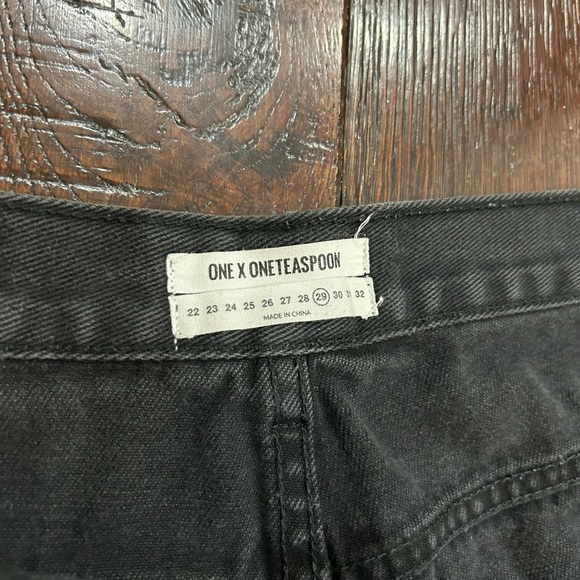 One Teaspoon Denim Shorts Size 29 - Picture 7 of 9